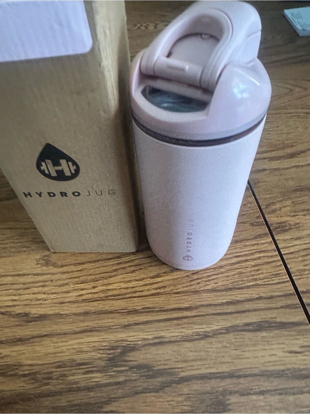 New open box  Hydrajug 14 ounce oz Stainless Steel Jug - dusty rose / pink